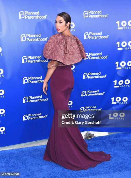 Actress Jackie Cruz wearing Christian Siriano attends the Planned Parenthood 100th Anniversary Gala at Pier 36 on May 2, 2017 in New York City.