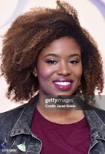 Comedian Akilah Hughes attends POPSUGAR 2017 Digital NewFront at Industria Studios on May 3, 2017 in New York City.