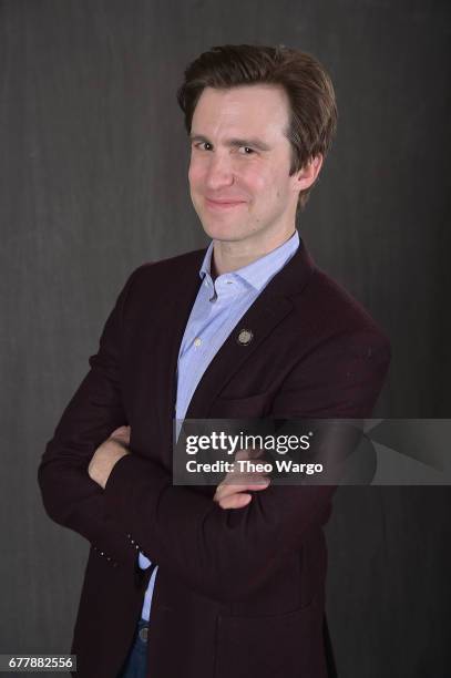 Gavin Creel poses at the 2017 Tony Awards Meet The Nominees press junket portrait studio at Sofitel New York on May 3, 2017 in New York City.