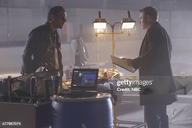 Philomena " Episode 418 -- Pictured: Enrique Muriciano as Julian Gale, Diego Klattenhoff as Donald Ressler --