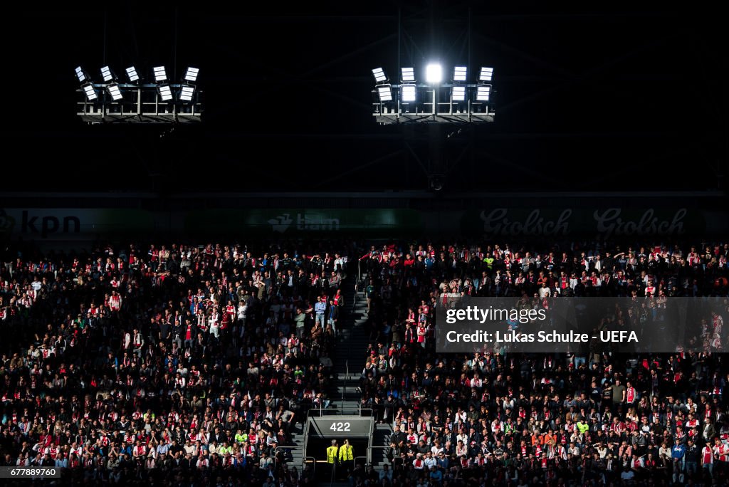 Ajax Amsterdam v Olympique Lyonnais - Uefa Europa League - Semi Final First leg