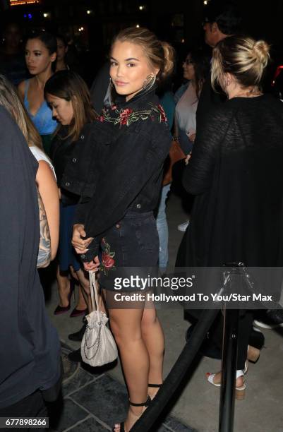 Actress Paris Berelc is seen on May 2, 2017 in Los Angeles, California.