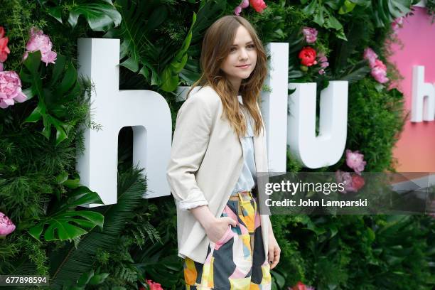 Tara Lynne Barr attends 2017 Hulu Upfront on May 3, 2017 in New York City.