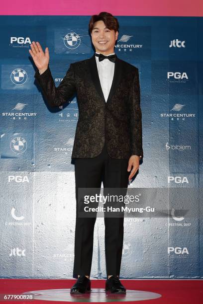 South Korean actor Park Su-Hong aka Park Soo-Hong attends the 53rd Baeksang Arts Awards at COEX on May 3, 2017 in Seoul, South Korea.
