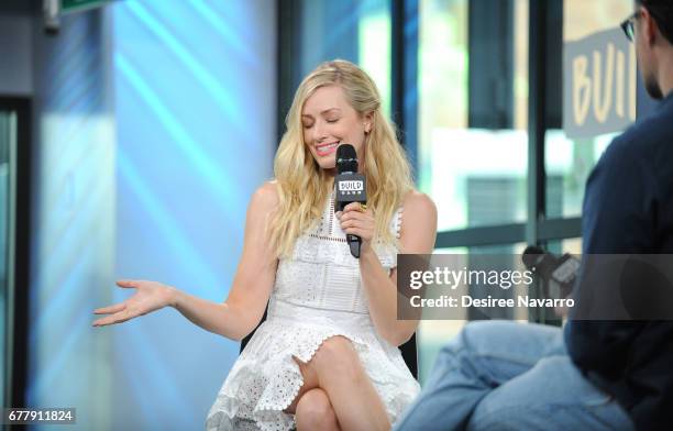 Actress Beth Behrs attends Build to discuss her new book 'The Total Me-Tox' at Build Studio on May 3, 2017 in New York City.