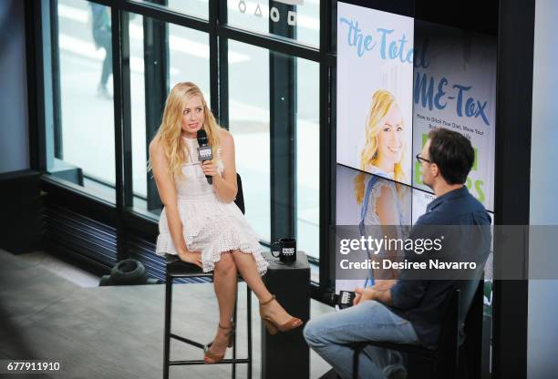 Actress Beth Behrs attends Build to discuss her new book 'The Total Me-Tox' at Build Studio on May 3, 2017 in New York City.