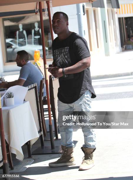 Rapper Won-G Bruny is seen on May 2, 2017 in Los Angeles, California.