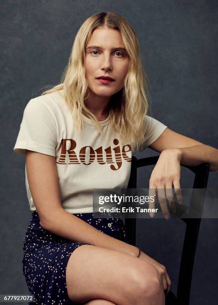 Actress Dree Hemingway from 'Love After Love' poses at the 2017 Tribeca Film Festival portrait studio on on April 22, 2017 in New York City.