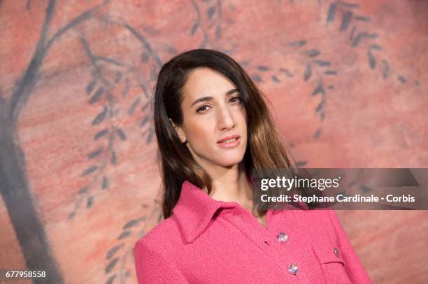 Deniz Gamze Erguven attends the Chanel Cruise 2017/2018 Collection : Photocall at Grand Palais on May 3, 2017 in Paris, France.