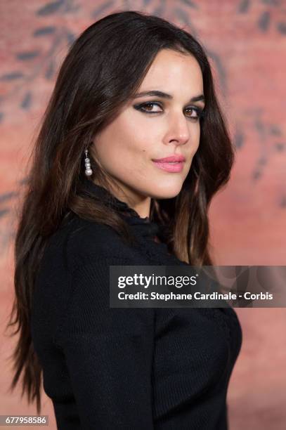 Adriana Ugarte attends the Chanel Cruise 2017/2018 Collection : Photocall at Grand Palais on May 3, 2017 in Paris, France.