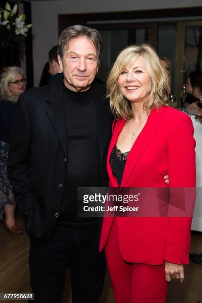 Michael Brandon and Glynis Barber attend as auction house hosts champagne reception to preview a selection of the 1000-lot estate of the late author...