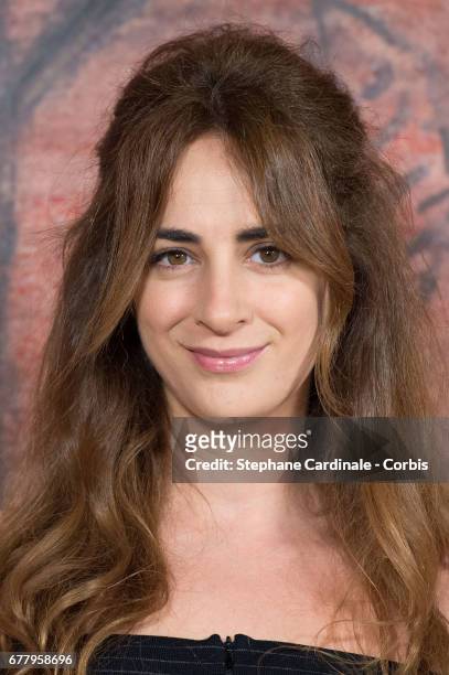 Alexia Niedzelski attends the Chanel Cruise 2017/2018 Collection : Photocall at Grand Palais on May 3, 2017 in Paris, France.