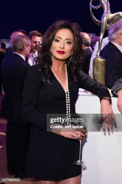 Nancy Dell'Olio attends as auction house hosts champagne reception to preview a selection of the 1000-lot estate of the late author Jackie Collins...