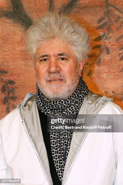 Director Pedro Almodovar attends the Chanel Cruise 2017/2018 Collection Show at Grand Palais on May 3, 2017 in Paris, France.