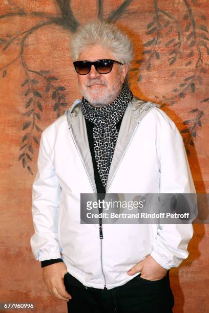 Director Pedro Almodovar attends the Chanel Cruise 2017/2018 Collection Show at Grand Palais on May 3, 2017 in Paris, France.