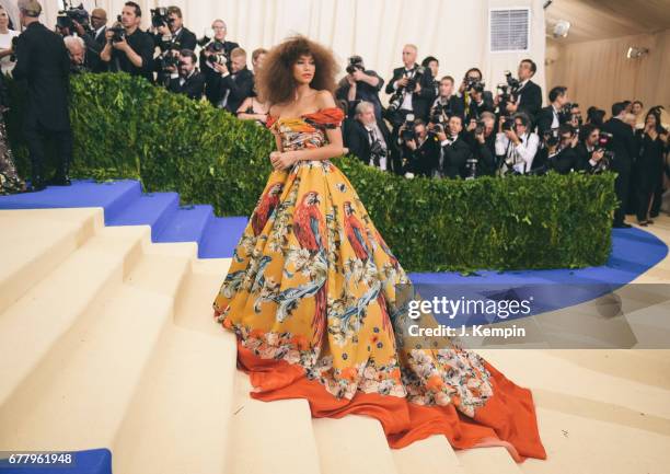 Zendaya attends the "Rei Kawakubo/Comme des Garcons: Art Of The In-Between" Costume Institute Gala at Metropolitan Museum of Art on May 1,...