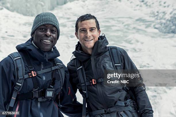 Sterling K. Brown" Episode 309 -- Pictured: Sterling K. Brown, Bear Grylls --