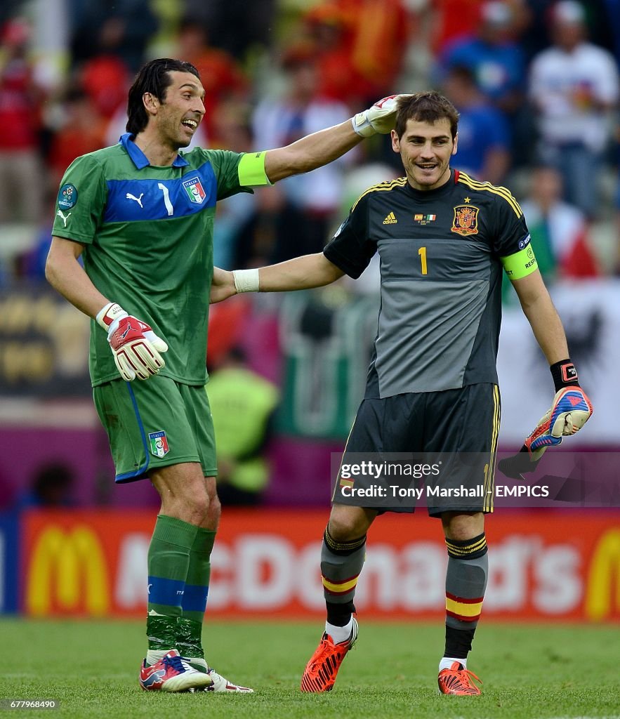 Soccer - UEFA Euro 2012 - Group C - Spain v Italy - Arena Gdansk