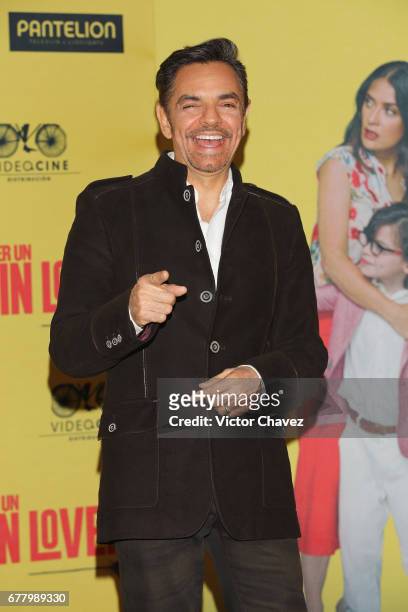 Actor Eugenio Derbez attends a press conference to promote his new film "How To Be A Latin Lover" at Hotel St. Regis on May 3, 2017 in Mexico City,...
