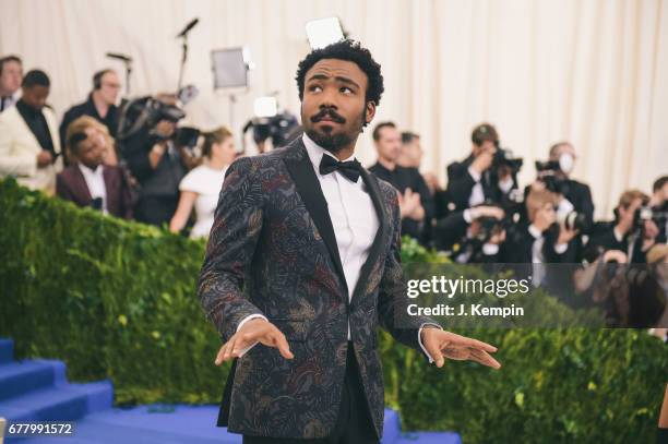 Actor Donald Glover attends the &quot;Rei Kawakubo/Comme des Garcons: Art Of The In-Between&quot; Costume Institute Gala at Metropolitan Museum of...