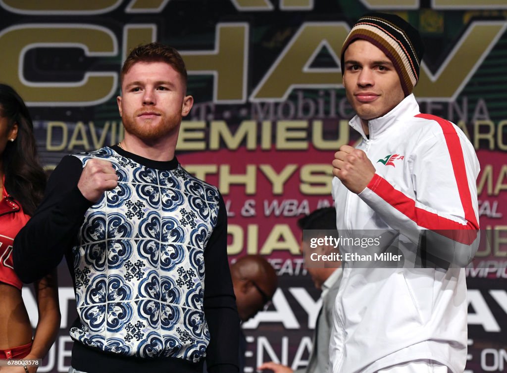 Canelo Alvarez v Julio Cesar Chavez Jr. - News Conference