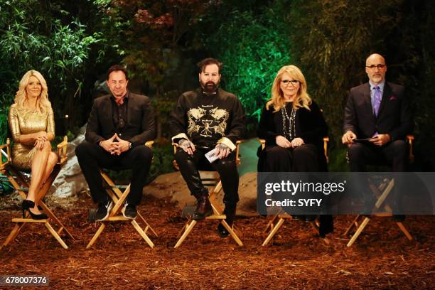 Battle of the Beasts" Episode 1114 -- Pictured: McKenzie Westmore, Jeff Wolfe, Glenn Hetrick, Ve Neill, Neville Page --