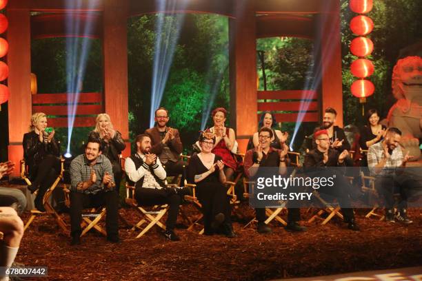 Battle of the Beasts" Episode 1114 -- Pictured: Stella Sensel, Logan Long, Jasmine Ringo, Evan Hedges, Benjamin "Ben" Ploughman, Melissa Ebbe,...
