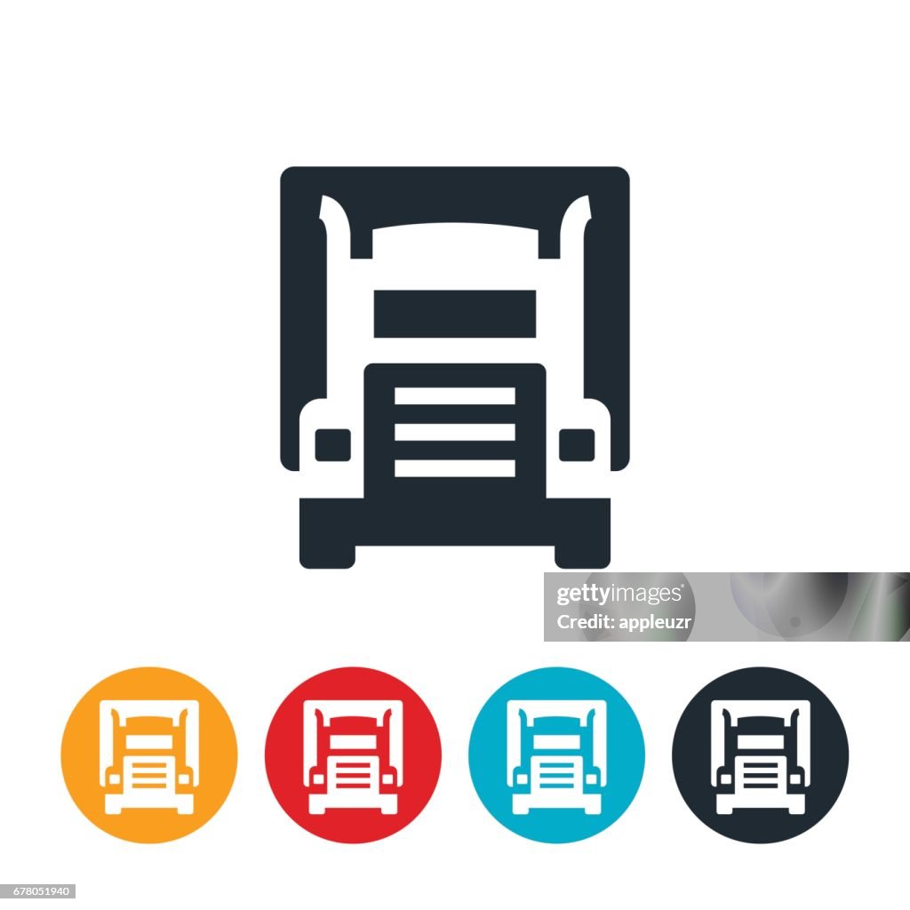 Semi Truck Icon