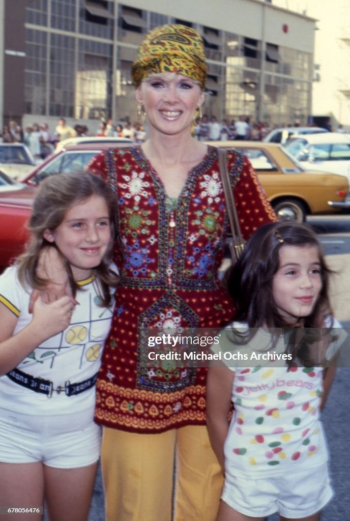 Connie Stevens Attends an Event with her Daughters
