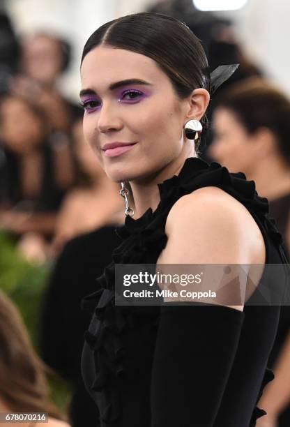 Mandy Moore attends the "Rei Kawakubo/Comme des Garcons: Art Of The In-Between" Costume Institute Gala at Metropolitan Museum of Art on May 1, 2017...