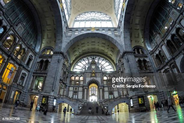 antwerpen-centraal railway station - turista stock pictures, royalty-free photos & images