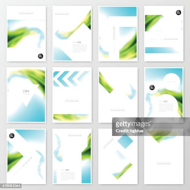 brochure template layout, cover design, business annual report, flyer, magazine - white magazine cover stock illustrations