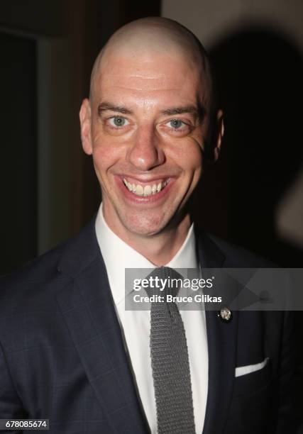 Christian Borle poses at The 71st Annual Tony Awards Meet the Nominees Press Junket at Sofitel Hotel on May 3, 2017 in New York City.