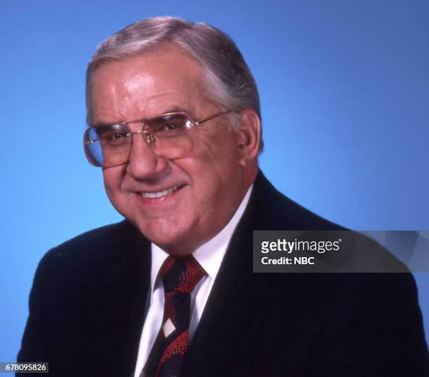 Pictured: Announcer Ed McMahon posing for a portrait on September 1st, 1983--