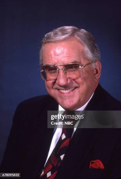 Pictured: Announcer Ed McMahon posing for a portrait on September 1st, 1983--