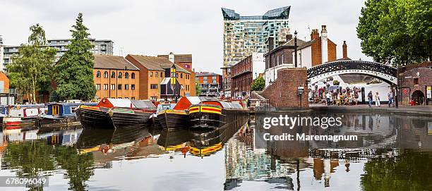 gas street basin area - birmingham uk 個照片及圖片檔