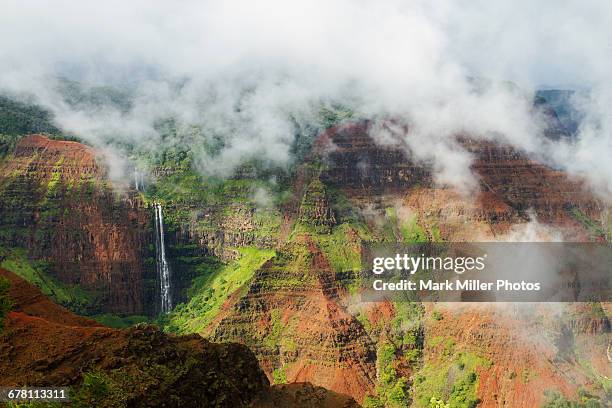 usa, hawaii, maui, waimea canyon state park - waimea canyon state park stock pictures, royalty-free photos & images