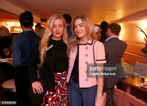 Kate Foley and Chelsea Leyland pose for a photo together as Maria Hatzistefanis and Brad Goreski host Rodial VIP Dinner on May 3, 2017 in New York...