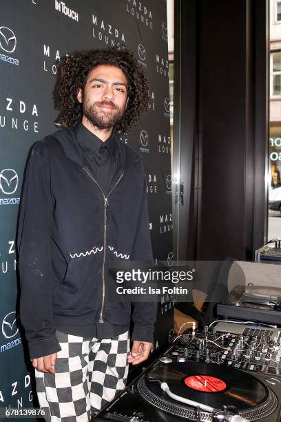 Noah Becker during the spring cocktail hosted by Mazda and InTouch magazine at Mazda Lounge on May 3, 2017 in Berlin, Germany.