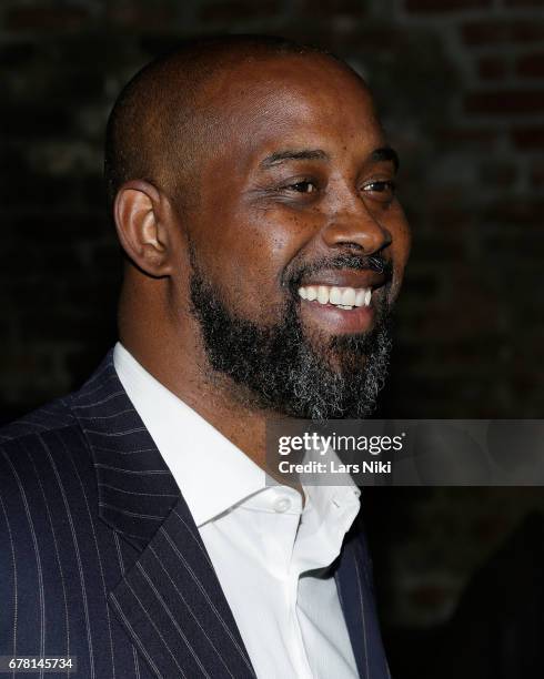 Former NBA player Kenny Anderson attends the MR. CHIBBS Opening Night screening at the IFC Center on May 3, 2017 in New York City.