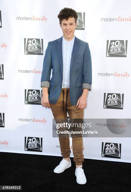 Actor Nolan Gould attends the "Modern Family" ATAS event at Saban Media Center on May 3, 2017 in North Hollywood, California.