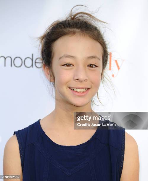 Actress Aubrey Anderson-Emmons attends the "Modern Family" ATAS event at Saban Media Center on May 3, 2017 in North Hollywood, California.