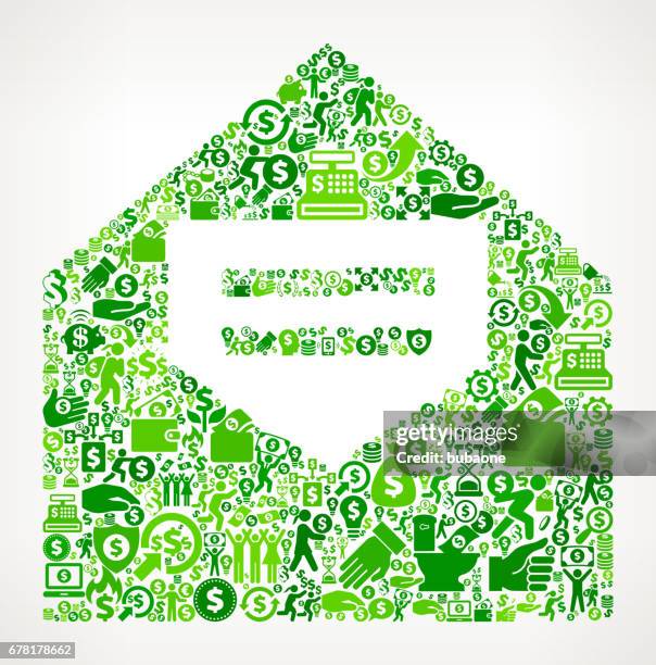 ilustraciones, imágenes clip art, dibujos animados e iconos de stock de fondo de icono de vector verde sobres dinero y finanzas - business person handing over a letter
