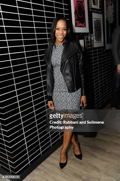 Nikki M. James attend The Cinema Society hosts a screening of Marvel Studios' "Guardians Of The Galaxy Vol. 2"- After Party at The Skylark on May 3,...