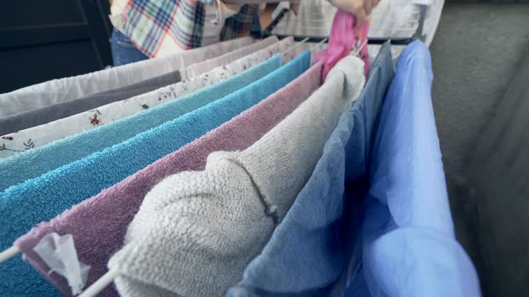 Human On Rack Dry Hands Cloth Videos and HD Footage - Getty Images