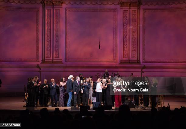 Singers Zac Hanson, Isaac Hanson, Taylor Hanson, Johnny Rivers, Art Garfunkel, Catherine Zeta-Jones, Michael Feinstein, Jimmy Webb, Billy Davis Jr.,...