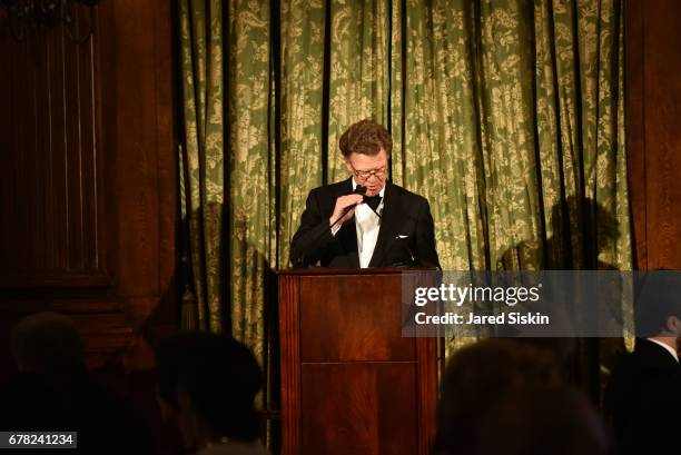 Russell Windham attends 2017 ICAA Arthur Ross Awards at The University Club on May 1, 2017 in New York City.