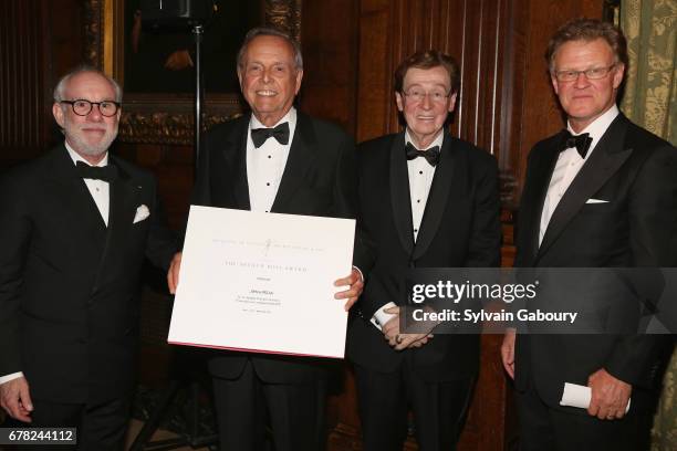 Andrew Skurman, John H. Bryan and Russell Windham attend 2017 ICAA Arthur Ross Awards at The University Club on May 1, 2017 in New York City.