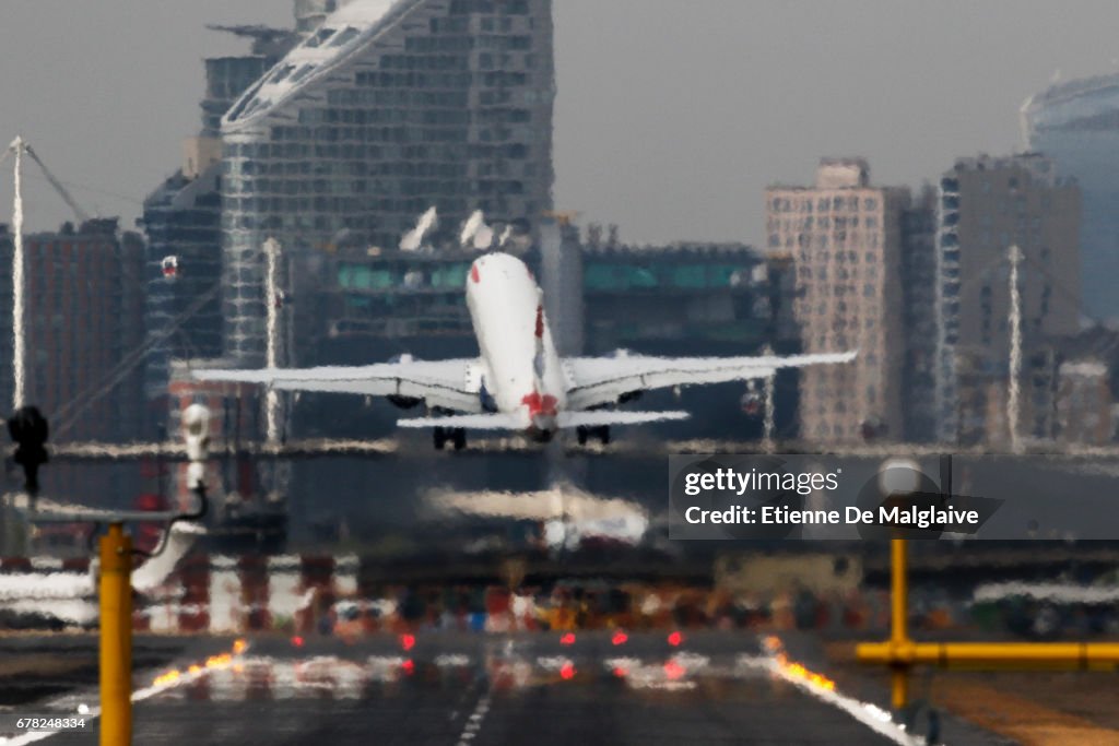 Air Traffic At London City Airport
