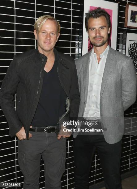 Daniel Benedict and Kane Manera attend the screening after party for Marvel Studios' "Guardians Of The Galaxy Vol. 2" hosted by The Cinema Society at...